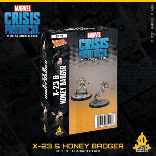 Marvel Crisis Protocol: X-23 & Honey Badger Character Pack image 0